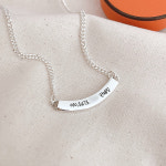 실버 미아방지목걸이 아기 돌선물 어린이 스틱 은목걸이 : 리리블링