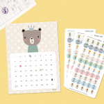 [기성]칭찬스티커 칭찬스티커판 칭찬세트 리틀포레스트 : 디자인아지트