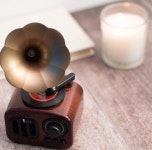 허니상점 엔틱 장식 축음기  LP판 오르골 선반장식 까페소품 : 허니 상점