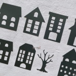 겨울 집 풍경(8개 1세트)-어린이집 유치원 겨울 교실꾸미기 환경판 환경구성 : 콩의 작업실