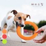 EVA 강아지 소형견 대형견 장난감 프리스비 링 원반 오렌지 S : 해리스힐