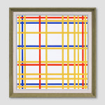 뉴욕시티 - 피트 몬드리안 Piet Mondrian /캔버스판넬 29x30 : 8 plus 1