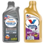 발보린 듀라모토 4행정 10w40 합성유 1리터 오토바이 선외기 엔진오일 : 수상레저의 모든것