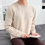 케이블 오버핏니트 스웨터 라운드넥 : 투비젼커머스몰