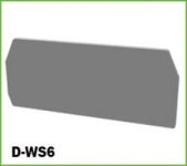 DEGSON 덱슨 WS6-01P 6mm2 WIRE RANGE,  WS6-PE, D-WS6(WS6-01P(커버) 6mm2 WIRE RANGE) : Cloud파츠스토어