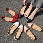 빅사이즈 가능 4 컬러 소프트 플랫 폭신한 쿠션감 좋은 슈즈 신발 : 마인샵05