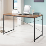 1인용 컴퓨터 책상 서재 철제 학생 게이밍 고등학생 책상 로이 일반형 1200x600mm, 멀바우 : 프리메이드Homedeco