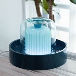 스테이 고양이물 강아지물 자동급수기 고양이음수대 수반 무드등정수기 : 갓펫