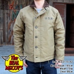 REAL Mccoys Lot 리얼 맥코이 US NAVY N-1 DECK 자켓 재킷 STENCIL MJ22115 : 플립플랩