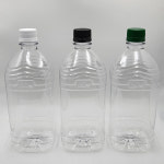 (60개) 1리터 1L 1000ml 페트 28파이 투명 사각 페트병 PET병 일회용 공병 : 보틀스