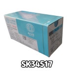 아이리 SK34517 무침 24개, 블랙 실크, 비흡수성 봉합사 : 동인 의료기
