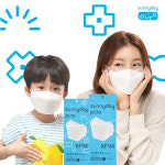 50매 써니데이 퓨로 황사방역 KF94 화이트 대형 소형 가볍고 숨쉬기 편한 마스크 개별포장 큰소형 : 써니데이 공식몰