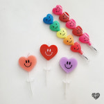 스마일 하트 초 1p 생일 케이크초 / 기념일 귀여운 캔들 예쁜 파티 데코 픽 양초 / 인천 픽업 : 베러 댄