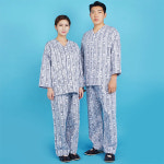 금성 환자복 HOSPITAL무늬 병원복 KSP-012 (곤색) : 씨엘메디