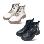 여성 큐티 발편한 8목 워커 부츠 : 이피탑