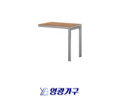 PN EF 시리즈 사이드책상 (투명유리) G5102  아이보리/라이트월넛/월넛/망비  시리즈 고급중역책상중역대표님책상예쁜책상고급책상... 