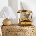 엔틱 옛날 전화기 오르골 카페 아이방 신혼 까페 뮤직박스 생일선물 감성 소품 : 이지맘스토어