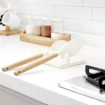 조리도구 거치대 냄비 뚜껑 받침대 정리대 주방 정리 용품 국자 정리 2P : 편리미엄샵