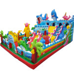 야외 실내 공원 어린이집 놀이터 트램폴린 풍선 탄력 큰 슬라이드 장난 공장 대형 206 : 모여라샵