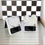 겔 갤럭시 Z플립6 플립5 플립4 플립3 지플립 제트플립 케이스 큐빅미러 : 보리심4315