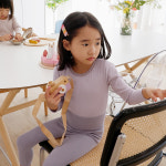 5+1 라떼 아기내복 봄 여름 아기실내복 신생아 아동 7부 9부 치즈 배앓이방지 실내복 : 더 맨디
