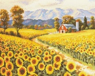 해바라기 보석 십자수 금전수 사각 성인 취미 생활 추천 : 백호SHOP