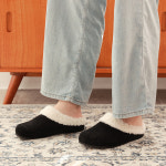 신미사 족저근 발편한 털 슬리퍼 아치 서포터 사무실 포근 뮬슬리퍼 여성 공용 알파보드 : 신미사