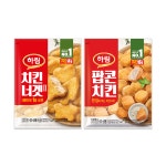 하림 팝콘치킨 1kg+치킨너겟2 1kg : 주식회사 하림