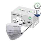 오가닉랩 내추럴 코튼 마스크 키즈 그레이 30장 (7세-12세) : 오가닉랩 주식회사