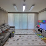 창원 반송 트리비앙 아파트 차르르 화이트 쉬폰커튼 : 데코인 홈