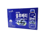 영진약품 프리미엄 블루베리100ml병 50병 파손방지안전포장 : 하은헬스케어