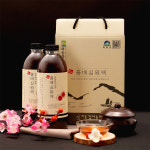 하동 홍매실원액 1000ml 2병 -매실청 매실액 매실액기스 : 하동감사농원
