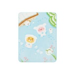 카카오프렌즈 리틀퍼피클럽 싱글 이불 담요 부드러운 극세사 무릎 담요 라이언 어피치 : 모아이템