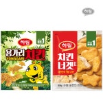 하림-(팝콘치킨650g+팝콘치킨180g)x4개/간식/안주/식자재/너겟/텐더/용가리치킨/치즈스틱 : 굿하림