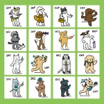[SET] MBTI 띠부띠부씰 : 발구락 스튜디오