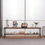 CZ3183B 490 멀바우 스틸 선반 1800 1color : 어디가구