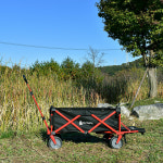 코스트위드 접이식 감성캠핑 오프니스 웨건 (뒷축보강,오픈형) 아이보리 : 코스트위드