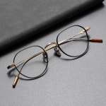 일본 초경량 9.2g 금속테 안경 티타늄 가벼운 하금테 아세테이트 : 공룡마켓1