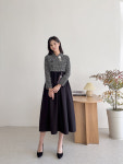 민한복 슈페리얼 생활한복 드레스 원피스 일상 퓨전 철릭 허리치마 개량 여성 신부 : 민한복