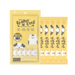 강아지 고양이 짜먹는 영양간식 닭고기와 황태 60g(12gX5개) 반려견 반려묘 츄르 : WITHYOUNG
