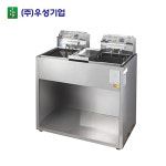 [우성기업] EFS20S 2구 스텐 전기튀김기 220V, 주문제작상품 사전문의, 6KW  : 아름다운 재능기부