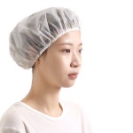 머리 헤어캡 염색 파마 미용실 모자 등 고급 위생 비닐 방수 헤어 샤워캡 : 다빛코리아
