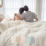 1+1 스노우 프리미엄 10mm 라셀 극세사 차렵이불세트 5colors : 그래이불