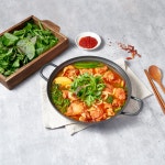 캠핑밀키트 강원 맛집 물닭갈비 청춘닭갈비 전골 캠핑용 탕 2-3인분 : 신선예찬