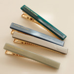 제이로렌 여성 데일리 프랑스 일자 옆머리 포인트 헤어 집게핀 : 제이로렌