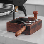 칼딘 일체형 카페 커피 우드 원목 올인원 넉박스 찌꺼기통 넛박스 월넛 : 칼딘