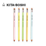 KITABOSHI WOOD NOTE 우드노트 목재샤프 0.5 W-300R 파스텔 연필모양 신색상 입고 : dapara10000