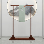 우드 나무 행거 원목 골동품 의 단단한 코트 랙 침실 바닥 옷걸이 찻집 호텔 Mingsu 클래식 단순 : 퍼니치드