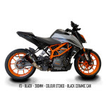 [오스틴레이싱코리아] 21-23 KTM 듀크 125 오스틴레이싱 슬립온 V3 200MM : 바이크파츠코리아