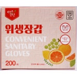 위생 장갑 미소크린 200매 X10개 쉐프 식당 일회용 : 나무그늘스토어